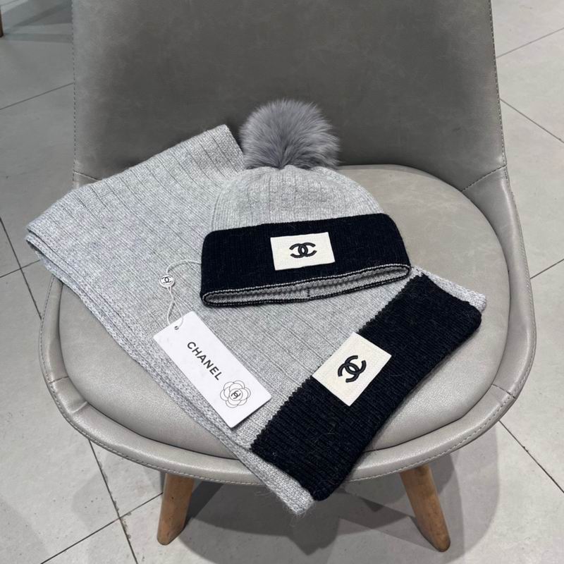 Chanel scarf hat (163)