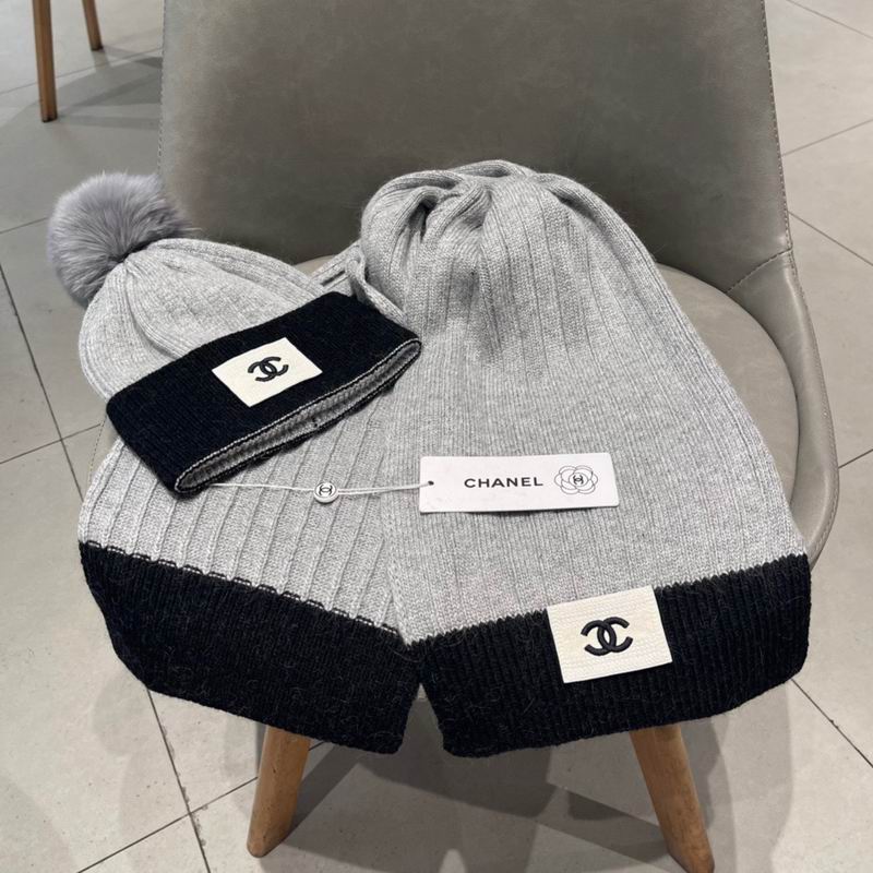 Chanel scarf hat (166)