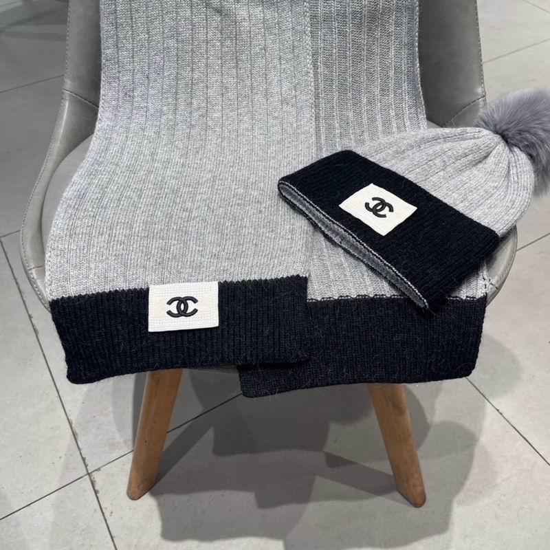 Chanel scarf hat (168)