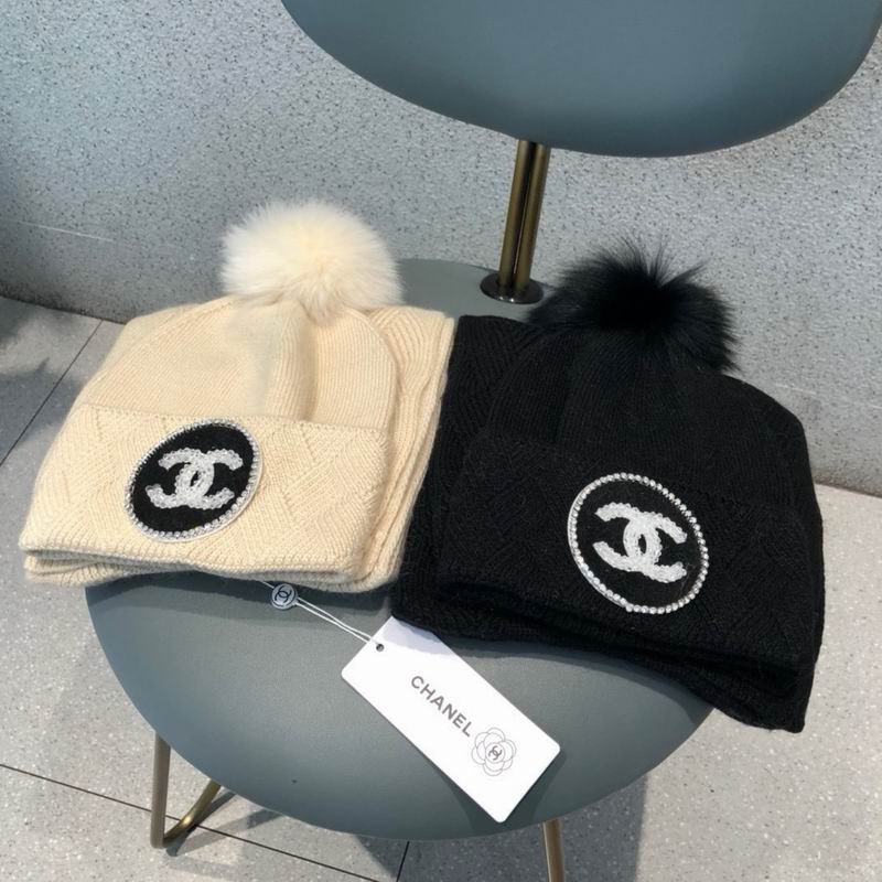 Chanel scarf hat (277)