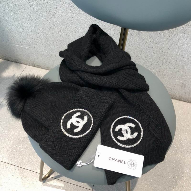 Chanel scarf hat (281)