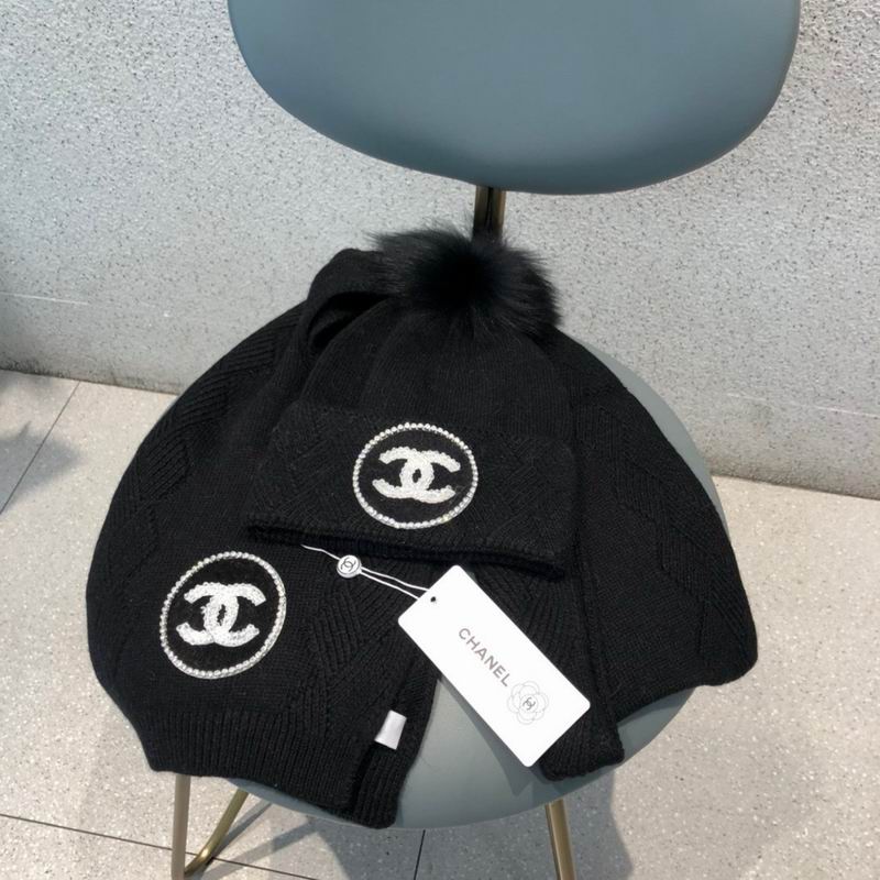 Chanel scarf hat (282)
