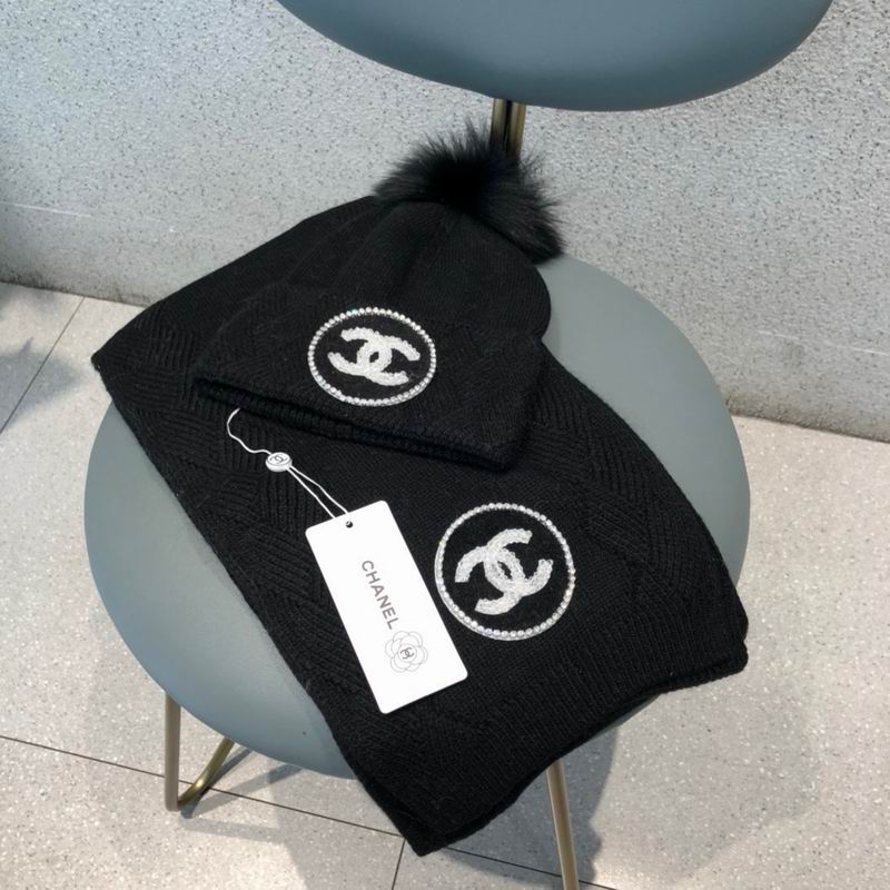 Chanel scarf hat (284)
