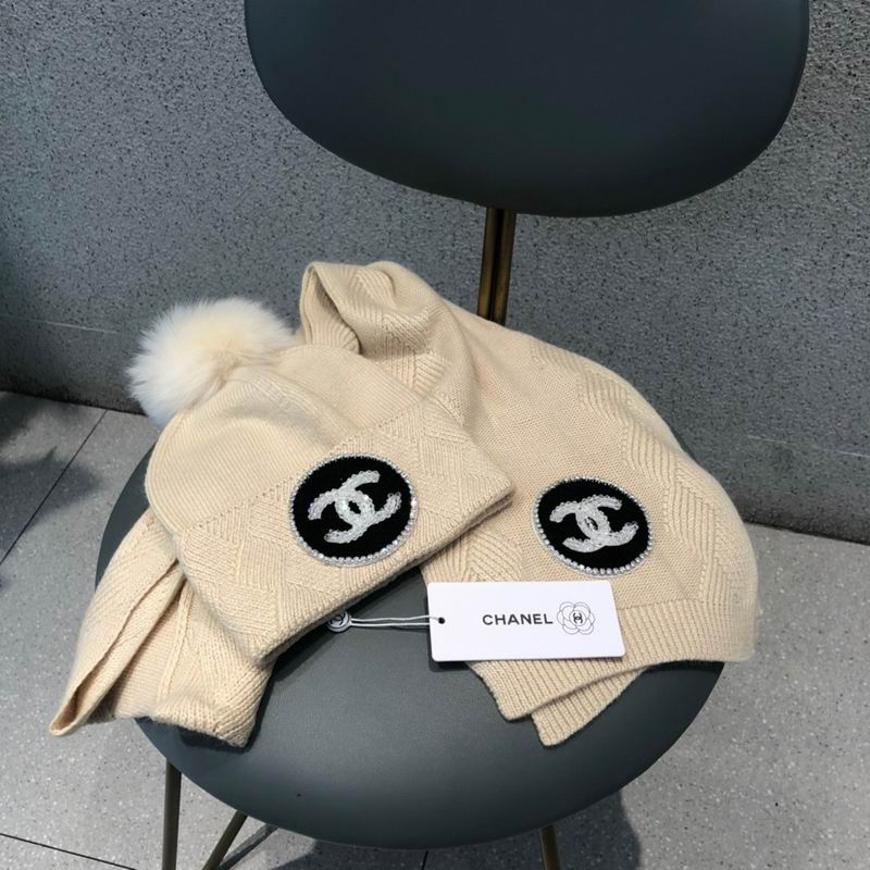 Chanel scarf hat (292)