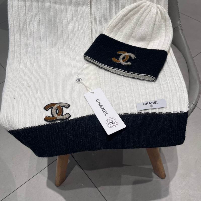 Chanel scarf hat (296)