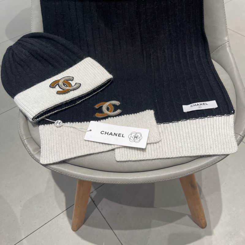 Chanel scarf hat (313)