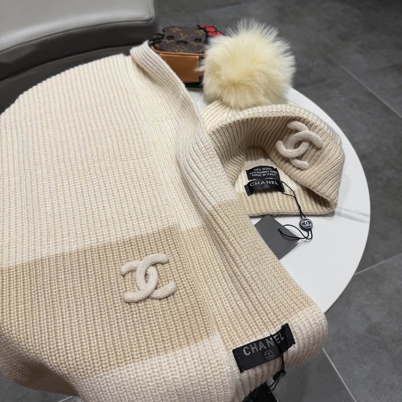 Chanel scarf hat (375)