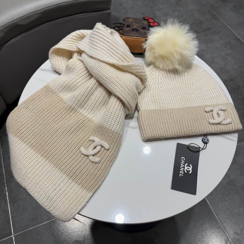 Chanel scarf hat (378)