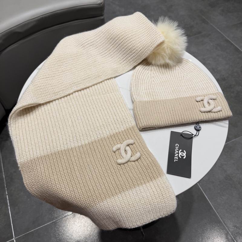 Chanel scarf hat (381)