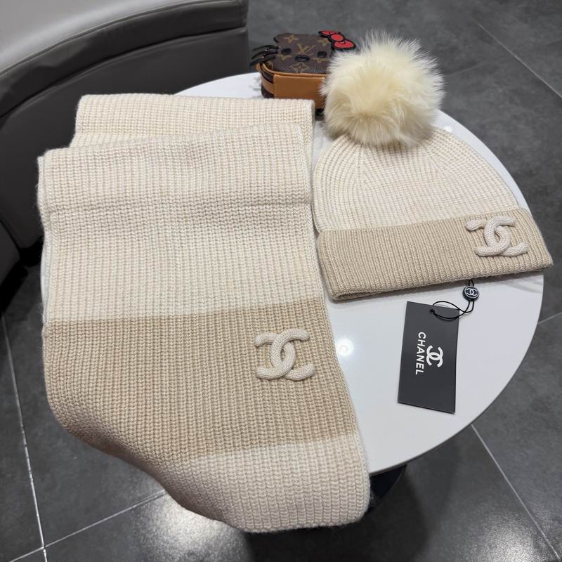 Chanel scarf hat (382)