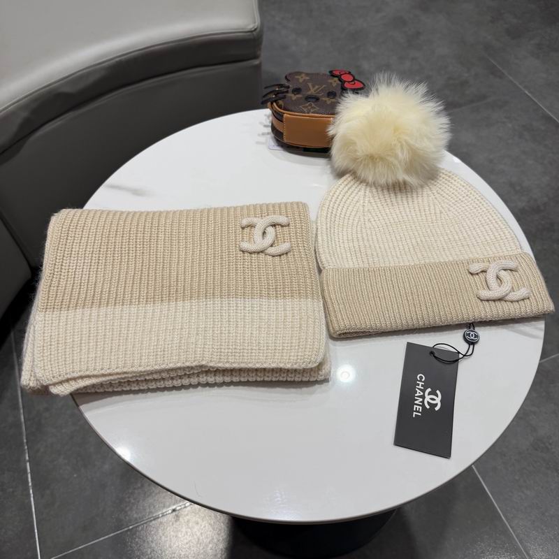 Chanel scarf hat (383)