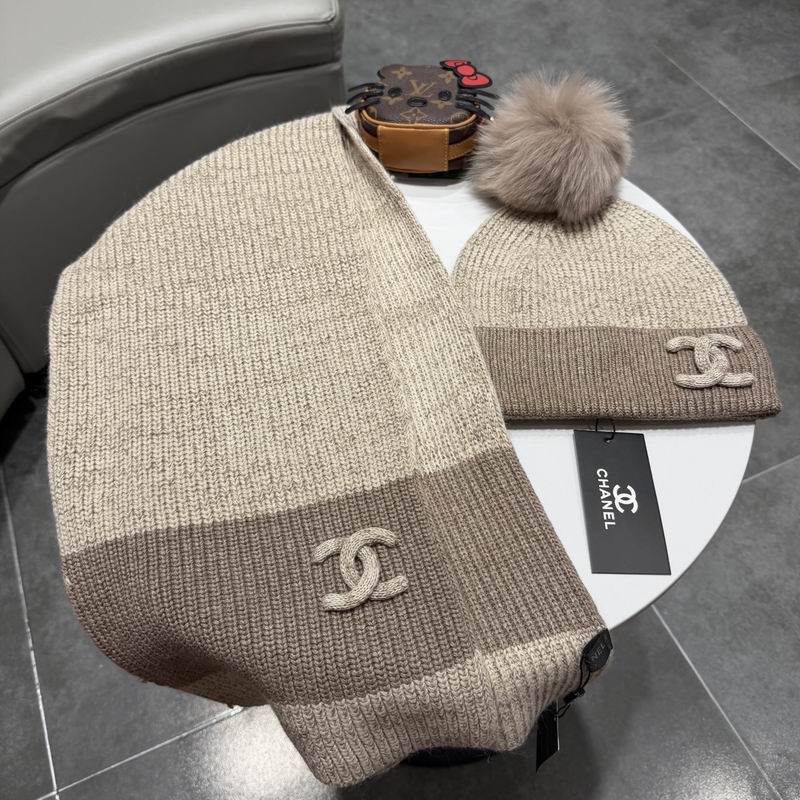 Chanel scarf hat (385)