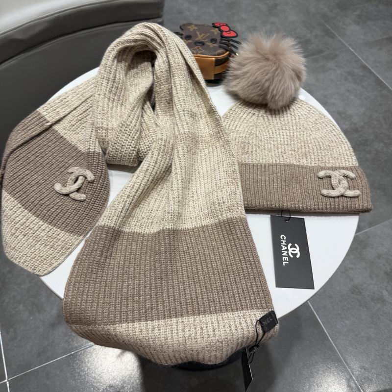 Chanel scarf hat (386)