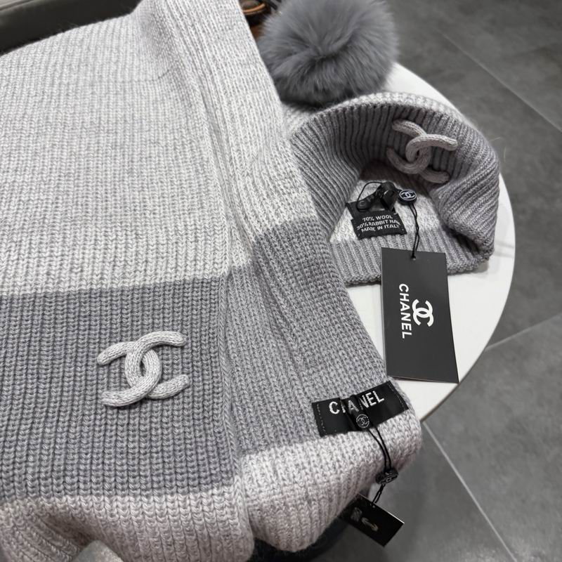 Chanel scarf hat (393)