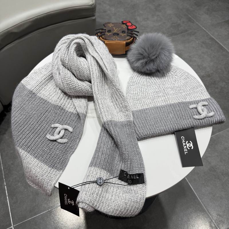 Chanel scarf hat (395)