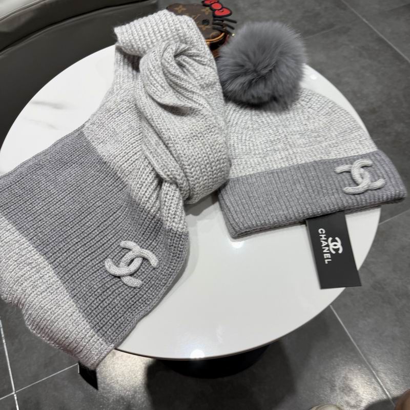 Chanel scarf hat (396)