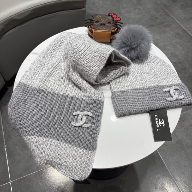 Chanel scarf hat (398)
