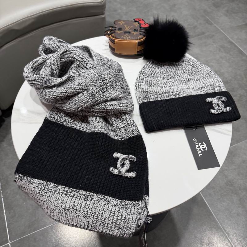 Chanel scarf hat (405)