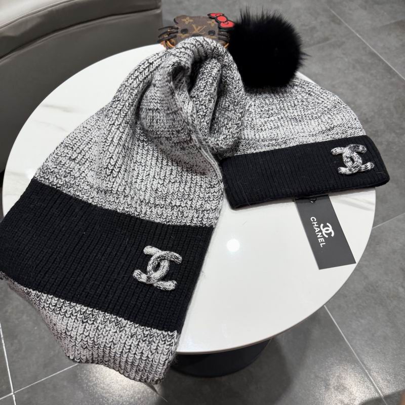 Chanel scarf hat (407)