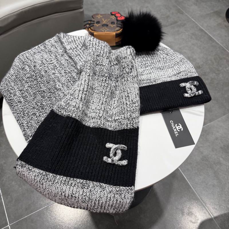 Chanel scarf hat (408)