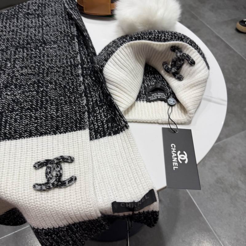 Chanel scarf hat (411)