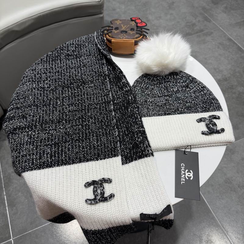 Chanel scarf hat (412)