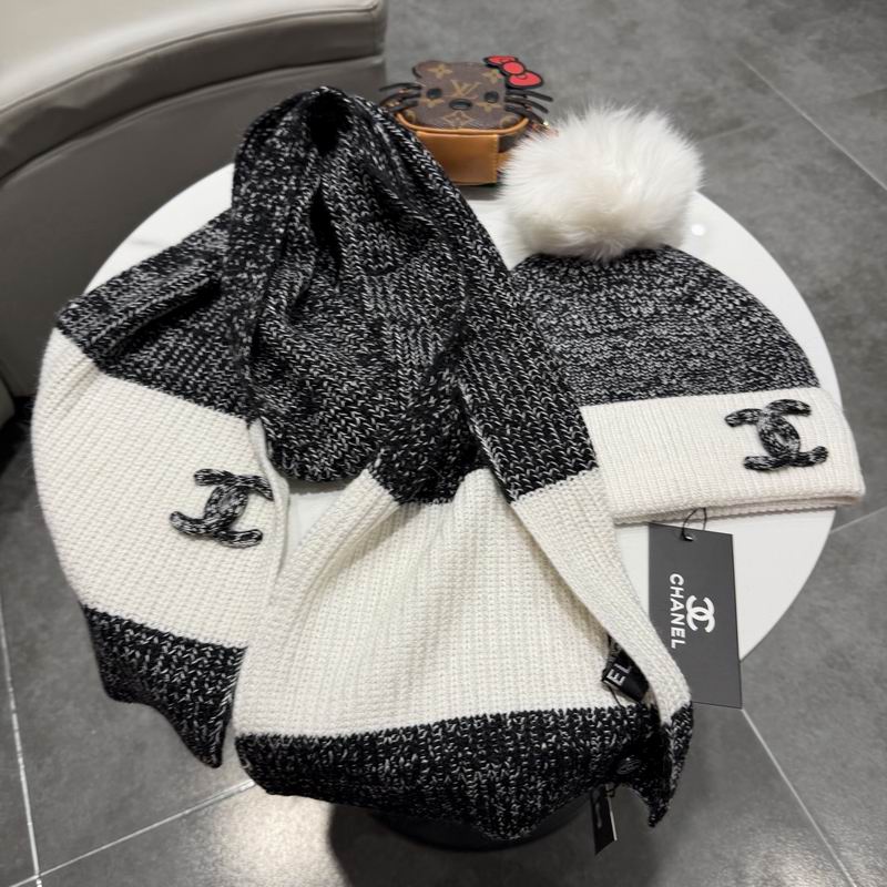 Chanel scarf hat (413)