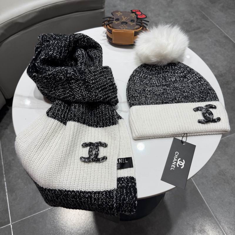 Chanel scarf hat (414)