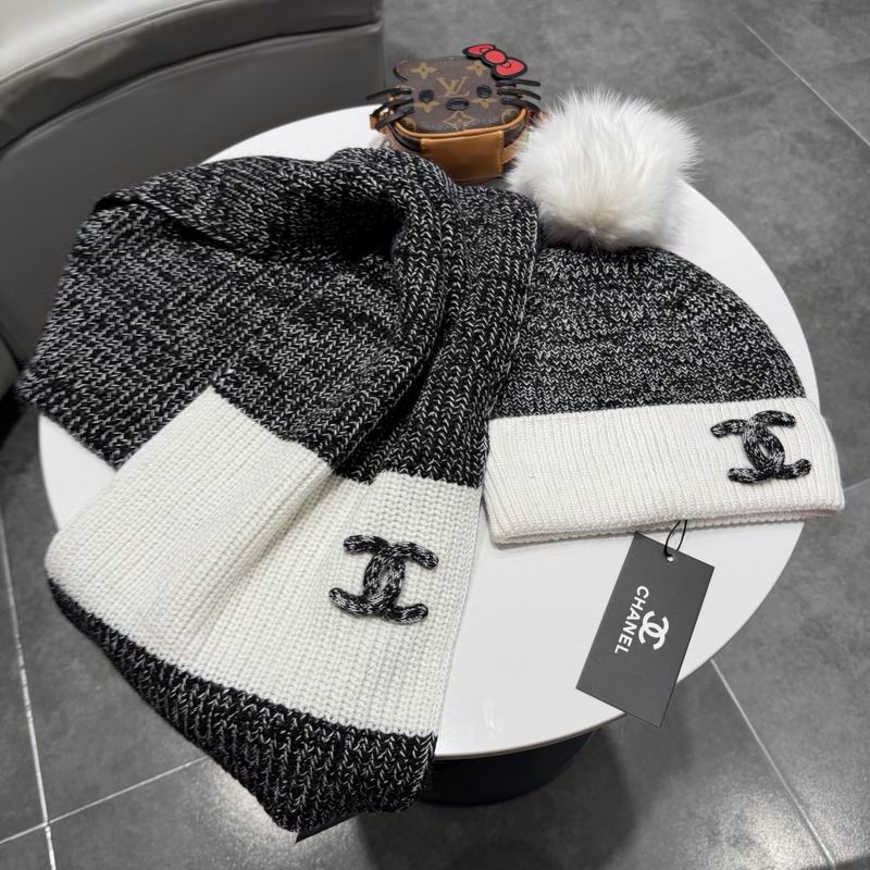 Chanel scarf hat (417)