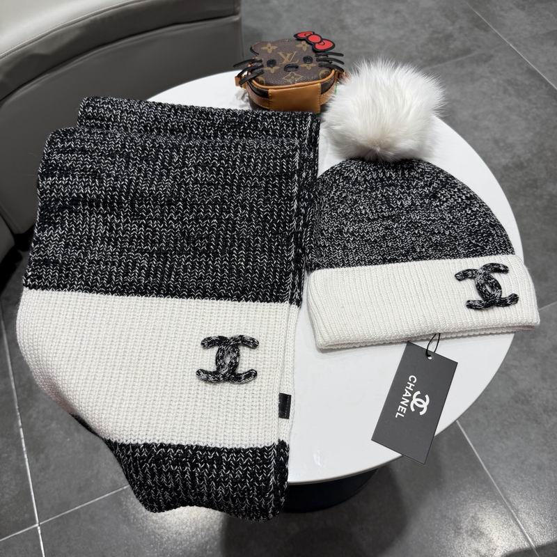 Chanel scarf hat (418)