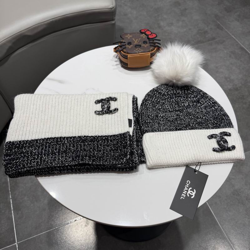 Chanel scarf hat (419)