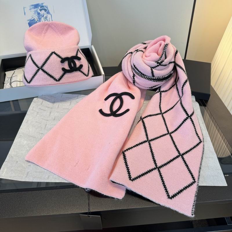 Chanel scarf hat (55)