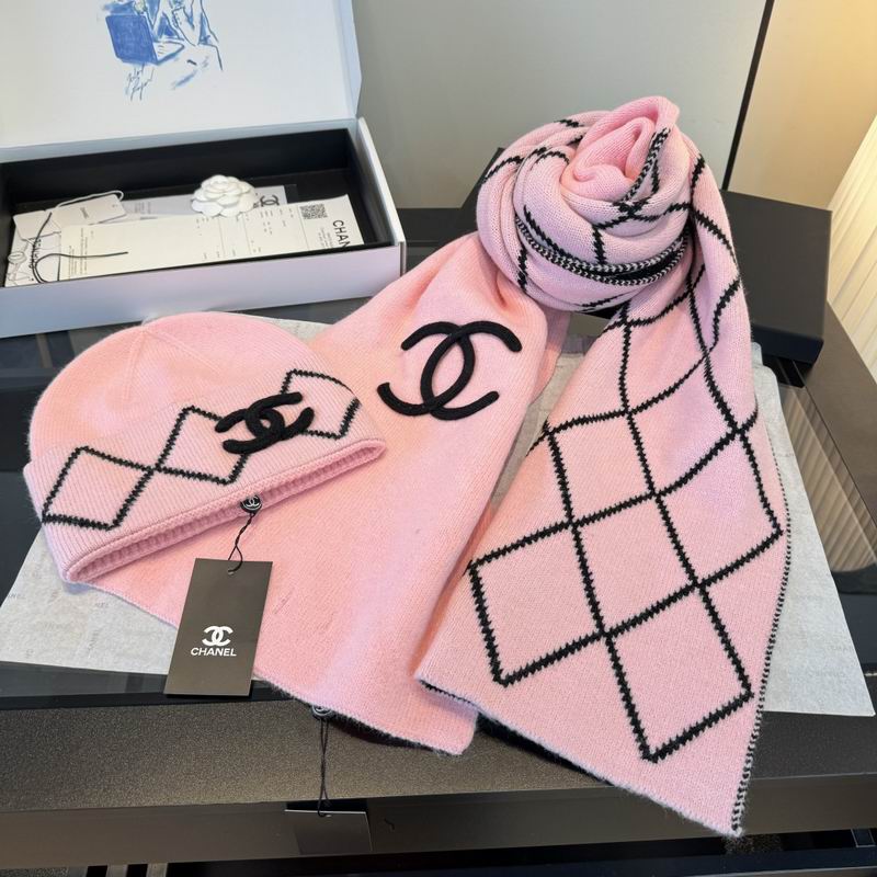 Chanel scarf hat (58)
