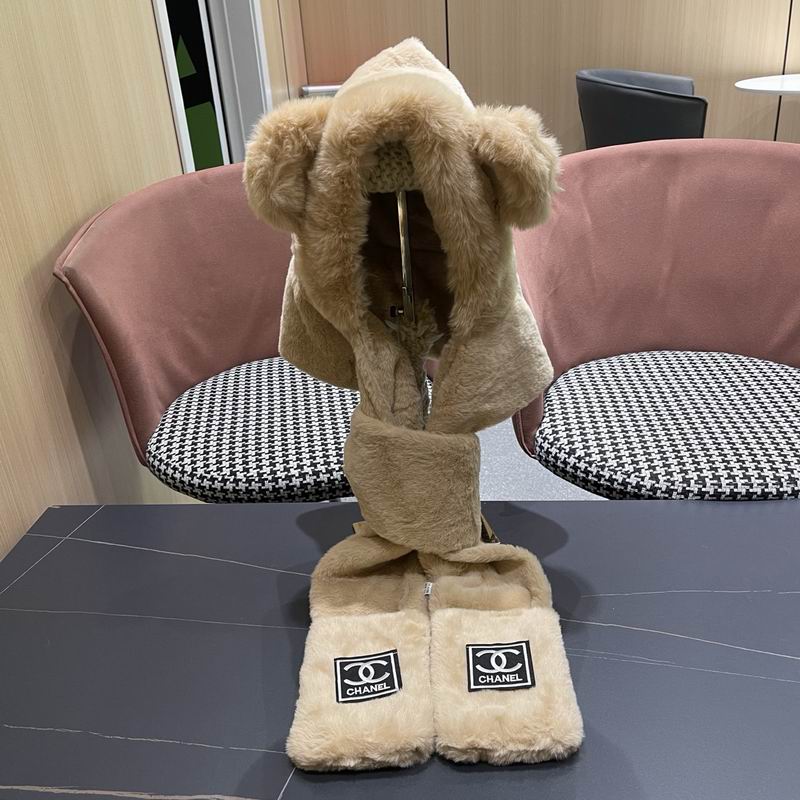 Chanel scarf hat (750)