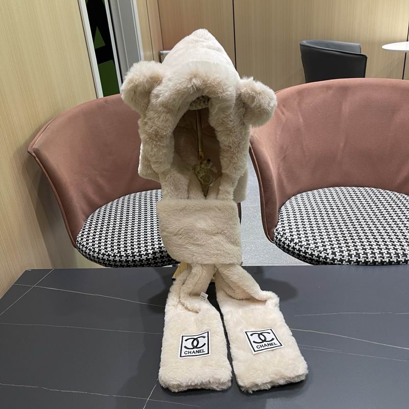 Chanel scarf hat (758)