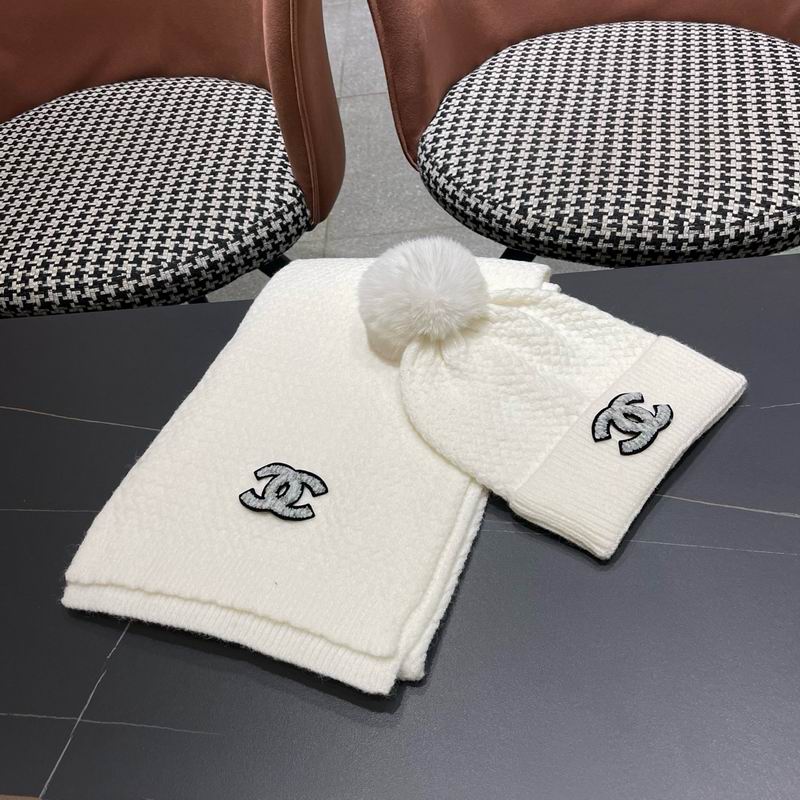 Chanel scarf hat (800)