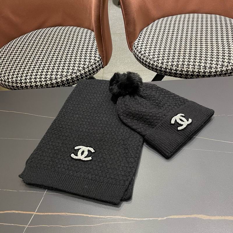 Chanel scarf hat (808)