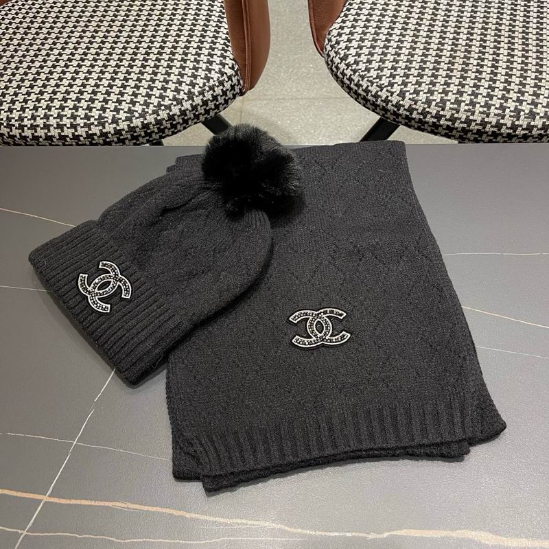 Chanel scarf hat (818)