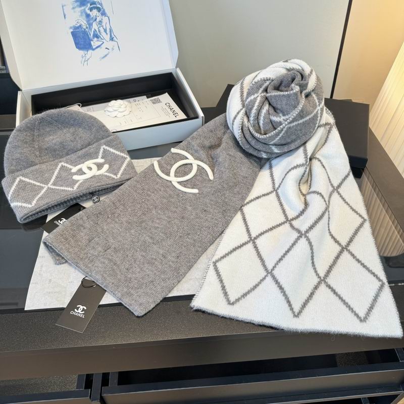 Chanel scarf hat (85)