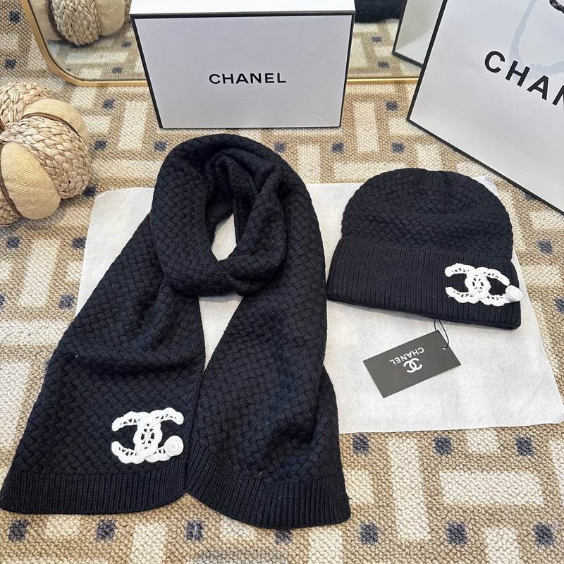 Chanel scarf hat (90)