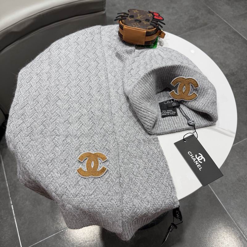 Chanel scarf hat (96)