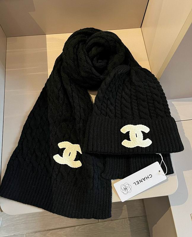 Chanel scarf hat hm (16)