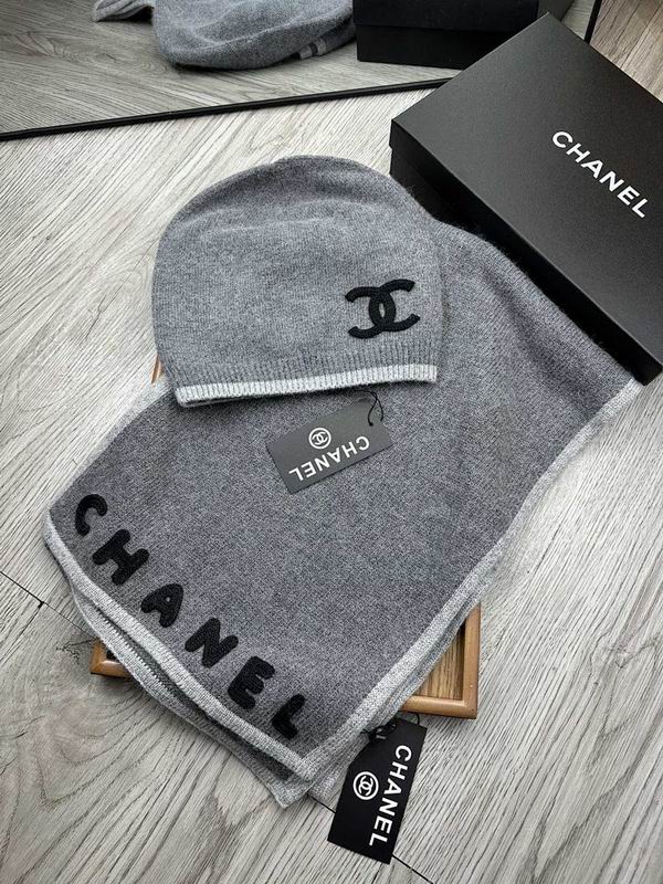 Chanel scarf hat hm (21)
