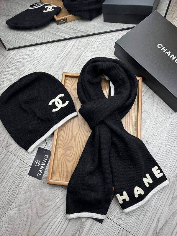 Chanel scarf hat hm (24)