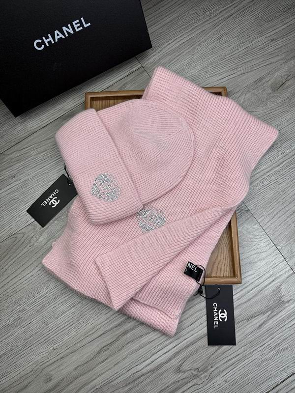 Chanel scarf hat hm (58)