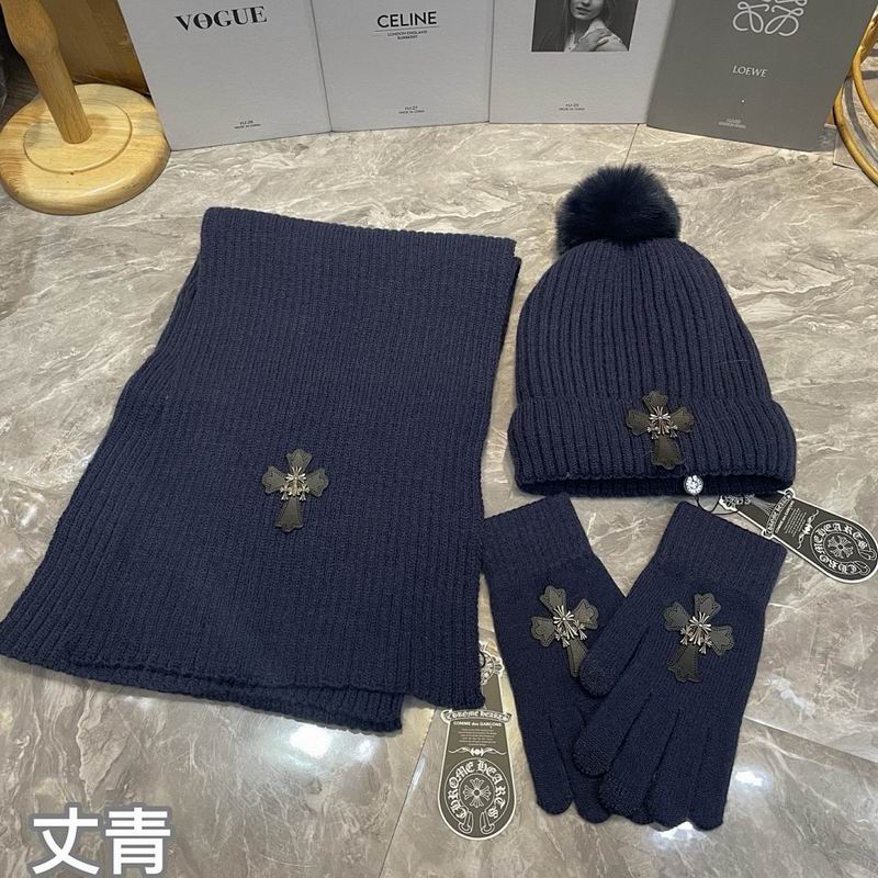 Chrome Hearts Scarf Hat Gloves hm (14)