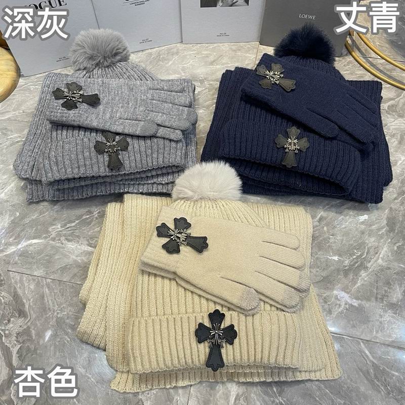 Chrome Hearts Scarf Hat Gloves hm (20)