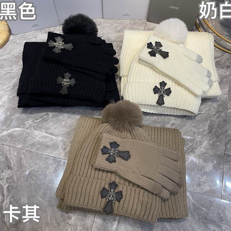 Chrome Hearts Scarf Hat Gloves hm (21)