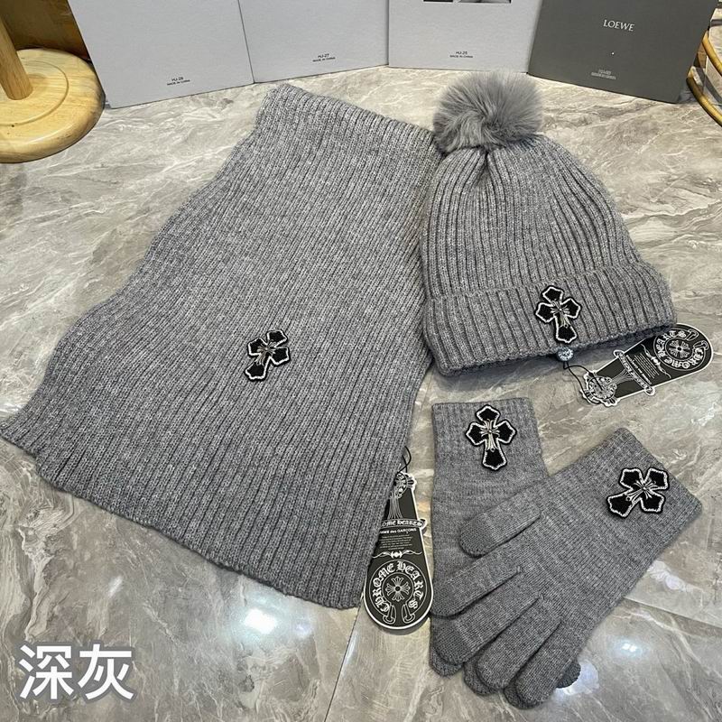 Chrome Hearts Scarf Hat Gloves hm (27)