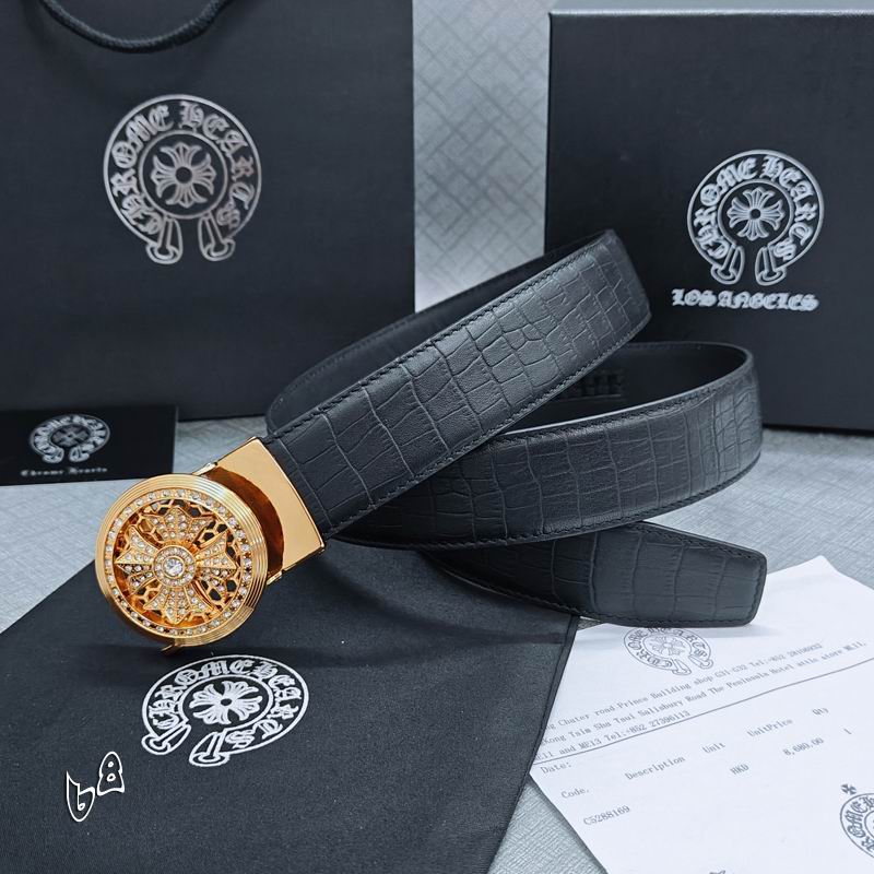 Chrome Hearts belt 35mmX80-125cm lb (49)